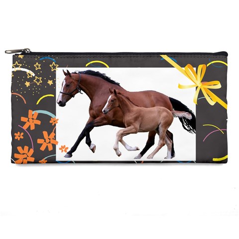Mare and foal Pencil Case from ArtsNow.com Front