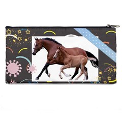 Mare and foal Pencil Case from ArtsNow.com Back