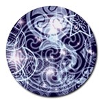 celtic_patterns_with_stars Round Mousepad