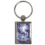 celtic_patterns_with_stars Key Chain (Rectangle)