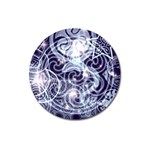 celtic_patterns_with_stars Magnet 3  (Round)