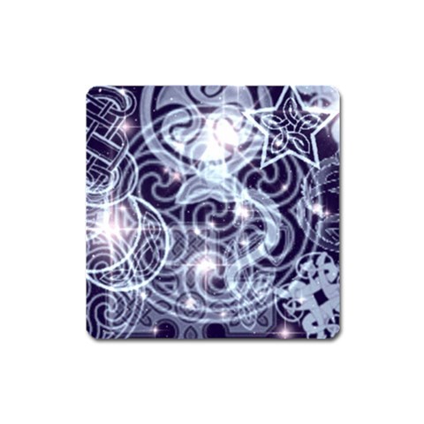 celtic_patterns_with_stars Magnet (Square) from ArtsNow.com Front