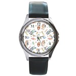Bluey, Bluey merch, Bluey pattern, Bluey Bluey, bingo, Bluey design, bluey dog Round Metal Watch Bluey, Bluey merch, Bluey pattern, Bluey Bluey, bingo, Bluey design, bluey dog Round Metal Watch