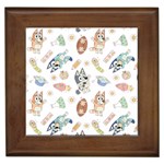 Bluey, Bluey merch, Bluey pattern, Bluey Bluey, bingo, Bluey design, bluey dog Framed Tile Bluey, Bluey merch, Bluey pattern, Bluey Bluey, bingo, Bluey design, bluey dog Framed Tile