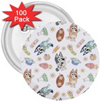 Bluey, Bluey merch, Bluey pattern, Bluey Bluey, bingo, Bluey design, bluey dog 3 Buttons (100 pack) Bluey, Bluey merch, Bluey pattern, Bluey Bluey, bingo, Bluey design, bluey dog 3 Buttons (100 pack)