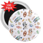 Bluey, Bluey merch, Bluey pattern, Bluey Bluey, bingo, Bluey design, bluey dog 3 Magnets (100 pack) Bluey, Bluey merch, Bluey pattern, Bluey Bluey, bingo, Bluey design, bluey dog 3 Magnets (100 pack)