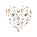 Bluey, Bluey merch, Bluey pattern, Bluey Bluey, bingo, Bluey design, bluey dog Heart Magnet Bluey, Bluey merch, Bluey pattern, Bluey Bluey, bingo, Bluey design, bluey dog Heart Magnet