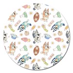 Bluey, Bluey merch, Bluey pattern, Bluey Bluey, bingo, Bluey design, bluey dog Magnet 5 (Round) Bluey, Bluey merch, Bluey pattern, Bluey Bluey, bingo, Bluey design, bluey dog Magnet 5 (Round)