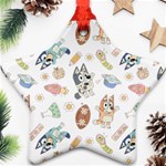Bluey, Bluey merch, Bluey pattern, Bluey Bluey, bingo, Bluey design, bluey dog Star Ornament (Two Sides) Bluey, Bluey merch, Bluey pattern, Bluey Bluey, bingo, Bluey design, bluey dog Star Ornament (Two Sides)