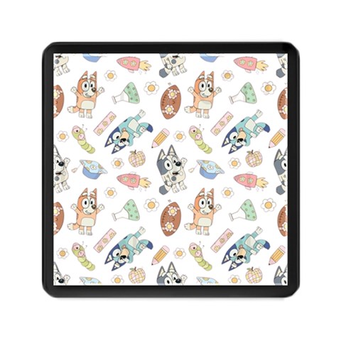 Bluey, Bluey merch, Bluey pattern, Bluey Bluey, bingo, Bluey design, bluey dog Memory Card Reader (Square) from ArtsNow.com Front