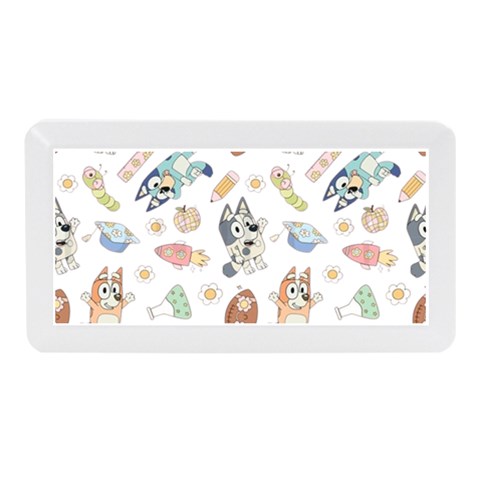 Bluey, Bluey merch, Bluey pattern, Bluey Bluey, bingo, Bluey design, bluey dog Memory Card Reader (Mini) from ArtsNow.com Front