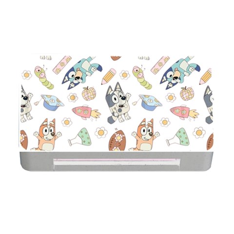 Bluey, Bluey merch, Bluey pattern, Bluey Bluey, bingo, Bluey design, bluey dog Memory Card Reader with CF from ArtsNow.com Front