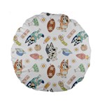 Bluey, Bluey merch, Bluey pattern, Bluey Bluey, bingo, Bluey design, bluey dog Standard 15 Premium Round Cushions Bluey, Bluey merch, Bluey pattern, Bluey Bluey, bingo, Bluey design, bluey dog Standard 15 Premium Round Cushions