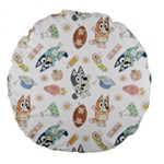 Bluey, Bluey merch, Bluey pattern, Bluey Bluey, bingo, Bluey design, bluey dog Large 18 Premium Round Cushions Bluey, Bluey merch, Bluey pattern, Bluey Bluey, bingo, Bluey design, bluey dog Large 18 Premium Round Cushions