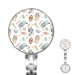 Bluey, Bluey merch, Bluey pattern, Bluey Bluey, bingo, Bluey design, bluey dog Stainless Steel Nurses Watch Bluey, Bluey merch, Bluey pattern, Bluey Bluey, bingo, Bluey design, bluey dog Stainless Steel Nurses Watch