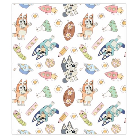 Bluey, Bluey merch, Bluey pattern, Bluey Bluey, bingo, Bluey design, bluey dog Drawstring Pouch (Small) from ArtsNow.com Front