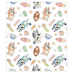 Bluey, Bluey merch, Bluey pattern, Bluey Bluey, bingo, Bluey design, bluey dog Drawstring Pouch (Small) from ArtsNow.com Back