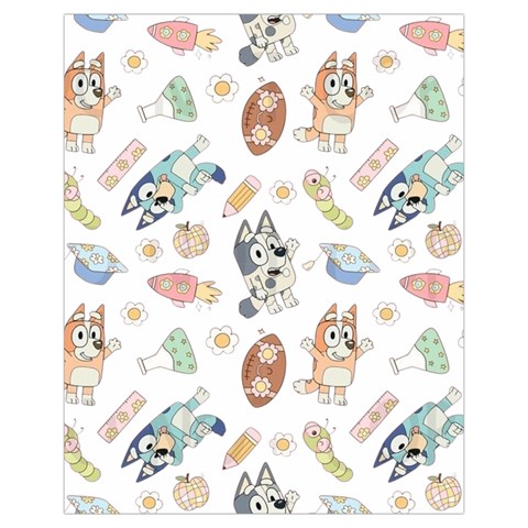 Bluey, Bluey merch, Bluey pattern, Bluey Bluey, bingo, Bluey design, bluey dog Drawstring Pouch (XL) from ArtsNow.com Front