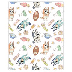 Bluey, Bluey merch, Bluey pattern, Bluey Bluey, bingo, Bluey design, bluey dog Drawstring Pouch (XL) from ArtsNow.com Back