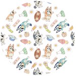 Bluey, Bluey merch, Bluey pattern, Bluey Bluey, bingo, Bluey design, bluey dog Wooden Bottle Opener (Round) Bluey, Bluey merch, Bluey pattern, Bluey Bluey, bingo, Bluey design, bluey dog Wooden Bottle Opener (Round)