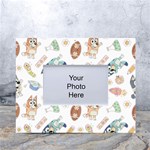 Bluey, Bluey merch, Bluey pattern, Bluey Bluey, bingo, Bluey design, bluey dog White Tabletop Photo Frame 4 x6 Bluey, Bluey merch, Bluey pattern, Bluey Bluey, bingo, Bluey design, bluey dog White Tabletop Photo Frame 4 x6
