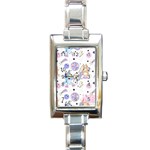 Bluey, Bluey merch, Bluey pattern, Bluey Bluey, bingo, Bluey design, bluey dog Rectangle Italian Charm Watch Bluey, Bluey merch, Bluey pattern, Bluey Bluey, bingo, Bluey design, bluey dog Rectangle Italian Charm Watch