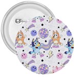 Bluey, Bluey merch, Bluey pattern, Bluey Bluey, bingo, Bluey design, bluey dog 3 Buttons Bluey, Bluey merch, Bluey pattern, Bluey Bluey, bingo, Bluey design, bluey dog 3 Buttons