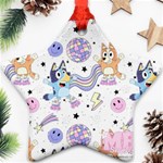 Bluey, Bluey merch, Bluey pattern, Bluey Bluey, bingo, Bluey design, bluey dog Ornament (Star) Bluey, Bluey merch, Bluey pattern, Bluey Bluey, bingo, Bluey design, bluey dog Ornament (Star)