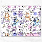 Bluey, Bluey merch, Bluey pattern, Bluey Bluey, bingo, Bluey design, bluey dog Rectangular Jigsaw Puzzl Bluey, Bluey merch, Bluey pattern, Bluey Bluey, bingo, Bluey design, bluey dog Rectangular Jigsaw Puzzl