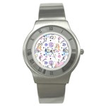 Bluey, Bluey merch, Bluey pattern, Bluey Bluey, bingo, Bluey design, bluey dog Stainless Steel Watch Bluey, Bluey merch, Bluey pattern, Bluey Bluey, bingo, Bluey design, bluey dog Stainless Steel Watch