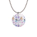 Bluey, Bluey merch, Bluey pattern, Bluey Bluey, bingo, Bluey design, bluey dog 1 Button Necklace Bluey, Bluey merch, Bluey pattern, Bluey Bluey, bingo, Bluey design, bluey dog 1 Button Necklace