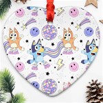 Bluey, Bluey merch, Bluey pattern, Bluey Bluey, bingo, Bluey design, bluey dog Heart Ornament (Two Sides) Bluey, Bluey merch, Bluey pattern, Bluey Bluey, bingo, Bluey design, bluey dog Heart Ornament (Two Sides)