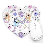 Bluey, Bluey merch, Bluey pattern, Bluey Bluey, bingo, Bluey design, bluey dog Heart Mousepad Bluey, Bluey merch, Bluey pattern, Bluey Bluey, bingo, Bluey design, bluey dog Heart Mousepad