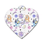 Bluey, Bluey merch, Bluey pattern, Bluey Bluey, bingo, Bluey design, bluey dog Dog Tag Heart (Two Sides) Bluey, Bluey merch, Bluey pattern, Bluey Bluey, bingo, Bluey design, bluey dog Dog Tag Heart (Two Sides)