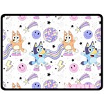 Bluey, Bluey merch, Bluey pattern, Bluey Bluey, bingo, Bluey design, bluey dog 80 x 56 Fleece Blanket (Large) Bluey, Bluey merch, Bluey pattern, Bluey Bluey, bingo, Bluey design, bluey dog 80 x 56 Fleece Blanket (Large)