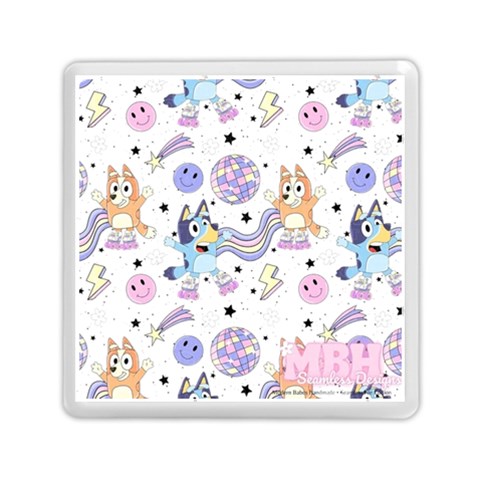 Bluey, Bluey merch, Bluey pattern, Bluey Bluey, bingo, Bluey design, bluey dog Memory Card Reader (Square) from ArtsNow.com Front