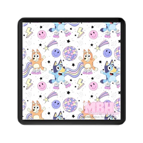 Bluey, Bluey merch, Bluey pattern, Bluey Bluey, bingo, Bluey design, bluey dog Memory Card Reader (Square) from ArtsNow.com Front