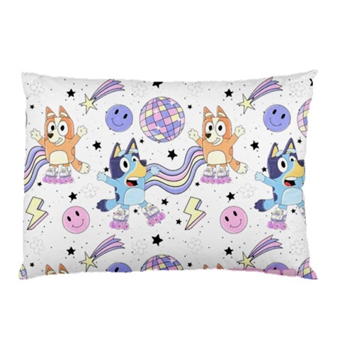 Bluey, Bluey merch, Bluey pattern, Bluey Bluey, bingo, Bluey design, bluey dog Pillow Case (Two Sides) from ArtsNow.com Front