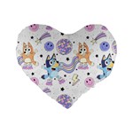Bluey, Bluey merch, Bluey pattern, Bluey Bluey, bingo, Bluey design, bluey dog Standard 16 Premium Heart Shape Cushions Bluey, Bluey merch, Bluey pattern, Bluey Bluey, bingo, Bluey design, bluey dog Standard 16 Premium Heart Shape Cushions