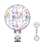 Bluey, Bluey merch, Bluey pattern, Bluey Bluey, bingo, Bluey design, bluey dog Stainless Steel Nurses Watch Bluey, Bluey merch, Bluey pattern, Bluey Bluey, bingo, Bluey design, bluey dog Stainless Steel Nurses Watch