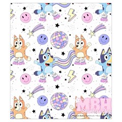 Bluey, Bluey merch, Bluey pattern, Bluey Bluey, bingo, Bluey design, bluey dog Drawstring Pouch (Small) from ArtsNow.com Front