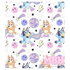 Bluey, Bluey merch, Bluey pattern, Bluey Bluey, bingo, Bluey design, bluey dog Drawstring Pouch (Medium) from ArtsNow.com Front