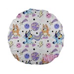 Bluey, Bluey merch, Bluey pattern, Bluey Bluey, bingo, Bluey design, bluey dog Standard 15 Premium Flano Round Cushions Bluey, Bluey merch, Bluey pattern, Bluey Bluey, bingo, Bluey design, bluey dog Standard 15 Premium Flano Round Cushions