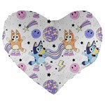 Bluey, Bluey merch, Bluey pattern, Bluey Bluey, bingo, Bluey design, bluey dog Large 19 Premium Flano Heart Shape Cushions Bluey, Bluey merch, Bluey pattern, Bluey Bluey, bingo, Bluey design, bluey dog Large 19 Premium Flano Heart Shape Cushions