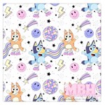 Bluey, Bluey merch, Bluey pattern, Bluey Bluey, bingo, Bluey design, bluey dog 36 x 36 Square Satin Scarf Bluey, Bluey merch, Bluey pattern, Bluey Bluey, bingo, Bluey design, bluey dog 36 x 36 Square Satin Scarf