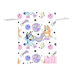 Bluey, Bluey merch, Bluey pattern, Bluey Bluey, bingo, Bluey design, bluey dog Lightweight Drawstring Pouch (S) from ArtsNow.com Back