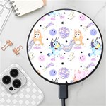 Bluey, Bluey merch, Bluey pattern, Bluey Bluey, bingo, Bluey design, bluey dog Wireless Fast Charger(Black) Bluey, Bluey merch, Bluey pattern, Bluey Bluey, bingo, Bluey design, bluey dog Wireless Fast Charger(Black)