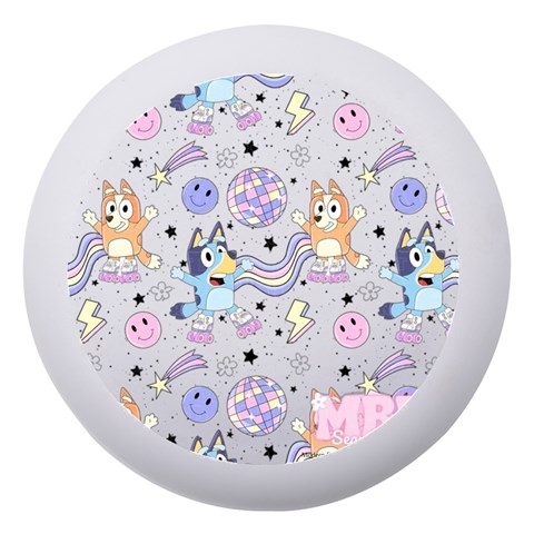 Bluey, Bluey merch, Bluey pattern, Bluey Bluey, bingo, Bluey design, bluey dog Dento Box with Mirror from ArtsNow.com Front