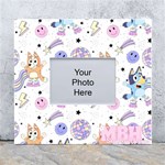Bluey, Bluey merch, Bluey pattern, Bluey Bluey, bingo, Bluey design, bluey dog White Wall Photo Frame 5 x 7 Bluey, Bluey merch, Bluey pattern, Bluey Bluey, bingo, Bluey design, bluey dog White Wall Photo Frame 5 x 7