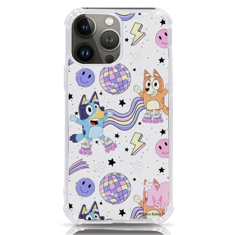 Bluey, Bluey merch, Bluey pattern, Bluey Bluey, bingo, Bluey design, bluey dog iPhone 13 Pro Max TPU UV Print Case from ArtsNow.com Front